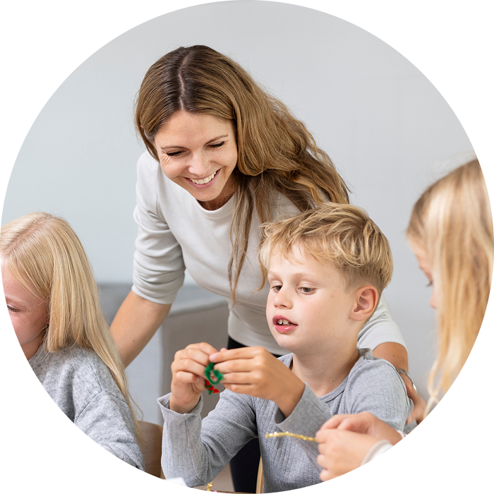 Tycker om att vara kreativ med familjen.