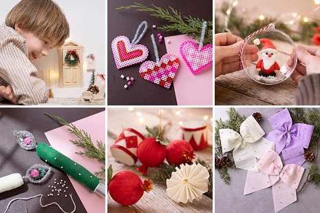 Collagebild - julens universum