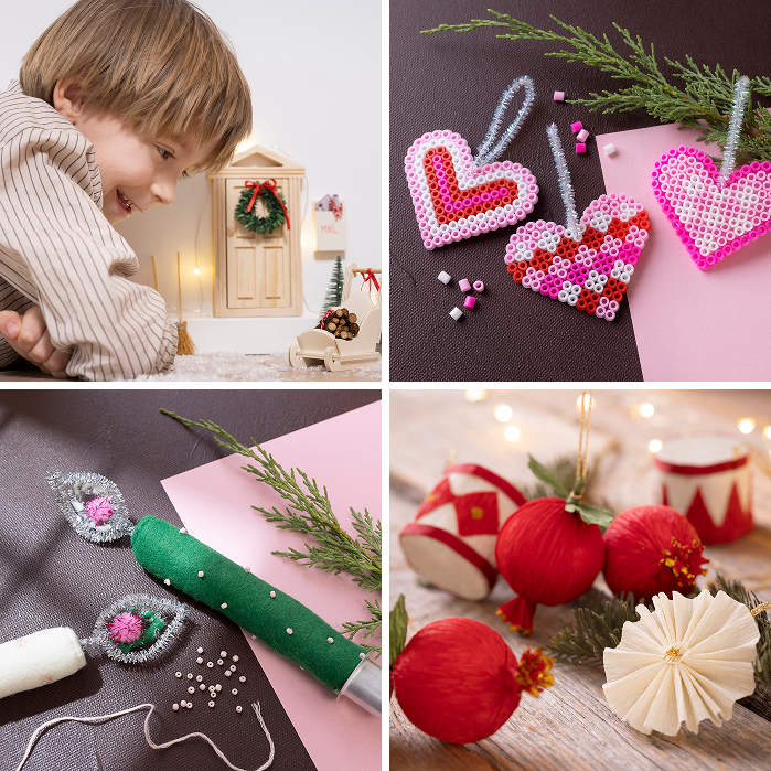 Collagebild - julens universum