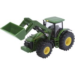 John Deere traktor med frontlastare