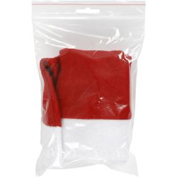 Tomteluva f&ouml;r barn, stl. 56 cm, r&ouml;d, vit, 1 st.