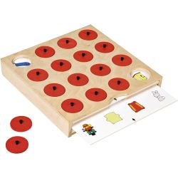 Kom ihåg-spel. Sök och Finn