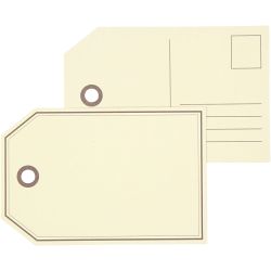 Presentetiketter/postkort