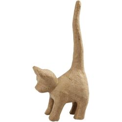 Katt av papier-maché