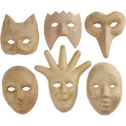 Masker av papier-maché