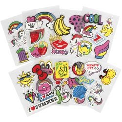 Soft Stickers, ark 12,2x17,75 cm, 8 ark/ 1 förp.