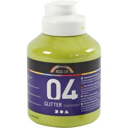 Glitterakrylfärg