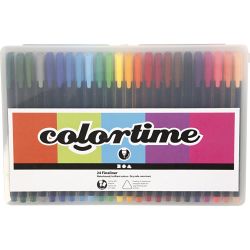 Colortime Fineliner-tuschpennor