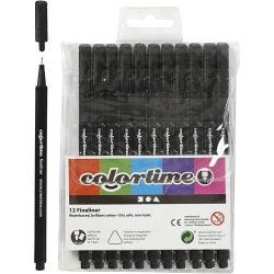 Colortime Fineliner-tuschpennor