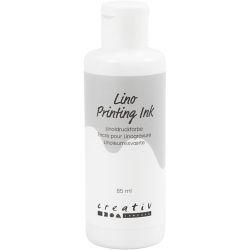 Linoleumfärg, vit, 85 ml/ 1 flaska