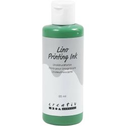 Linoleumfärg, grön, 85 ml/ 1 flaska