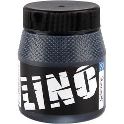 Linoleumfärg, svart, 250ml/ 1 burk