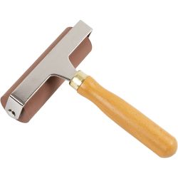 Gummiroller/linoleumroller, B: 9,80 cm, Dia. 3 cm, 1 st.
