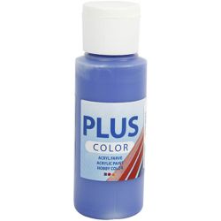 Plus Color Hobbyfärg, ultra marine, 60 ml/ 1 flaska