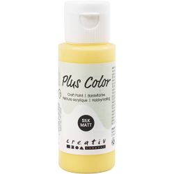 Plus Color Hobbyfärg, primrose yellow, 60 ml/ 1 flaska