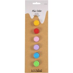 Plus Color-Hobbyfärg, colorful, 6x5 ml/ 1 förp.