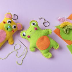 Broderitr&aring;d, tjocklek 1 mm, pastellf&auml;rger, 10x8 m/ 1 f&ouml;rp.