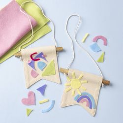 Liten v&auml;ggbanner, Svalstj&auml;rtsform, H: 12 cm, B: 10,5, 300 g, ljusnatur, 2 st./ 1 f&ouml;rp.