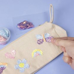 Pennfodral, Rektangul&auml;r form, H: 10 cm, D: 7 cm, B: 23 cm, ljusnatur, 1 st.