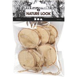 Träskivor med snöre