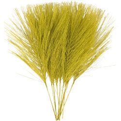 Konstgjorda fjädrar, L: 15 cm, B: 8 cm, grön, 10st./ 1 förp.
