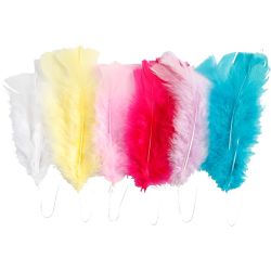 Dun, L: 11-17 cm, mixade färger, 18bunt/ 1 förp.