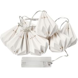 LED ljusslinga med lampskärmar