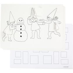 Julkalender med nissar i snöbollskrig