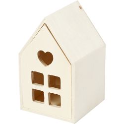 Hus med låda