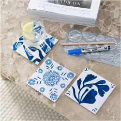 Grytunderlägg med korkramar