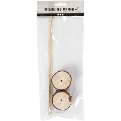 Träfötter med tillhörande pinne