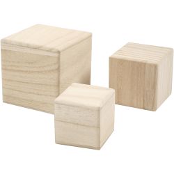 Klossar, stl. 5+6+8 cm, 3st./ 1 förp.