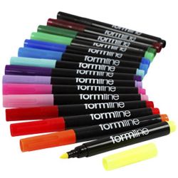 Formline textiltuschpennor