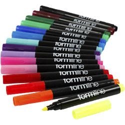 Formline textiltuschpennor