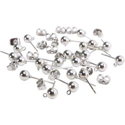 Örhängspinnar med ögla