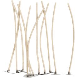 Vekar för ljus i behållare, Lämplig för behållare med en diameter på 20–65 mm, L: 110 mm, tjocklek 2 mm, 10 st./ 1 förp.