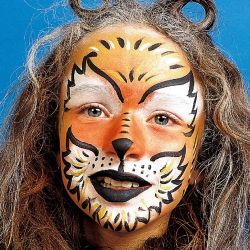 Eulenspiegel Ansiktsfärg - sminkset 