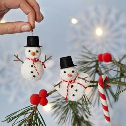 Tillbehör till snögubbe