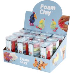 Foam Clay® , glitter färger, metallicfärger, 12 set/ 1 förp.