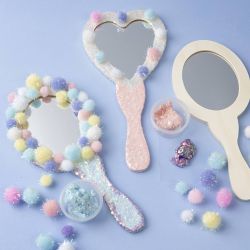 Glitter clay, pastellf&auml;rger, 6x20 g/ 1 f&ouml;rp.