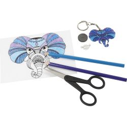 Krympplastark med motiv