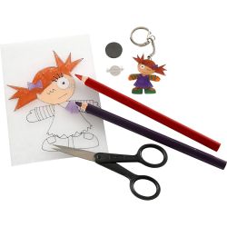 Krympplastark med motiv