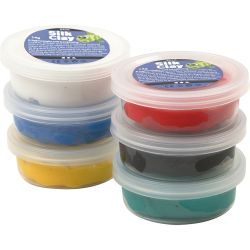 Silk Clay®, standardfärger, 6x14g/ 1 förp.