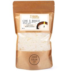 Veganskt sojavax för ljusfyllning