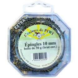 Silvernål för paljetter