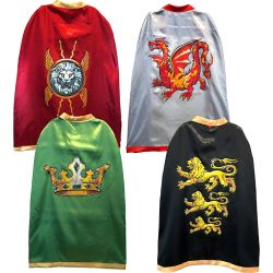 Riddarmantel, L: 77, B: 130 cm, 4 st./ 1 f&ouml;rp.