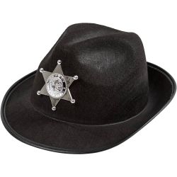 Cowboyhatt, stl. 55,5 cm, svart, 1 st.