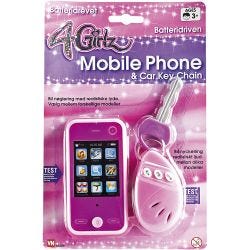 Mobiltelefon och bilnyckel