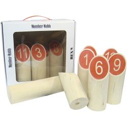 Kubb med siffror