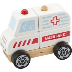 VIGA Stapel Ambulans i trä